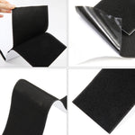 Car License Plate Hook And Loop Fastener High Temperature Resistance Polyester Double-Sided Fixed Stickers, 100x500mm