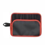 Saco de Ferramentas para Isco de Estrada, Acessórios de Pesca, Saco de Armazenamento Portátil Impermeável Dobrável para Peixe Chumbo, Vermelho Preto, Amarelo Preto