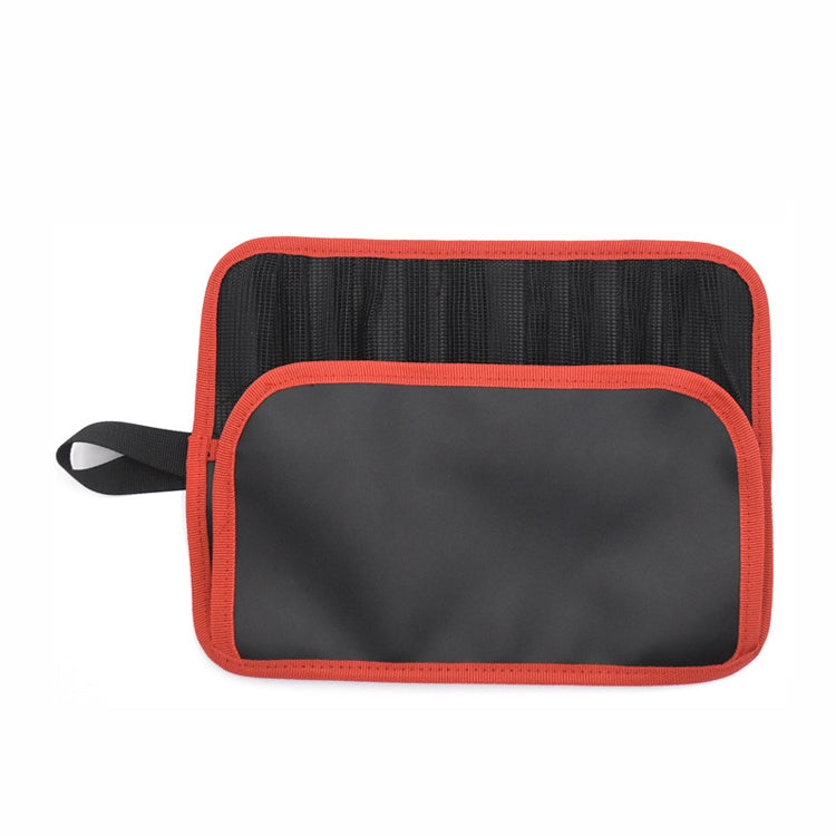 Saco de Ferramentas para Isco de Estrada, Acessórios de Pesca, Saco de Armazenamento Portátil Impermeável Dobrável para Peixe Chumbo, Vermelho Preto, Amarelo Preto