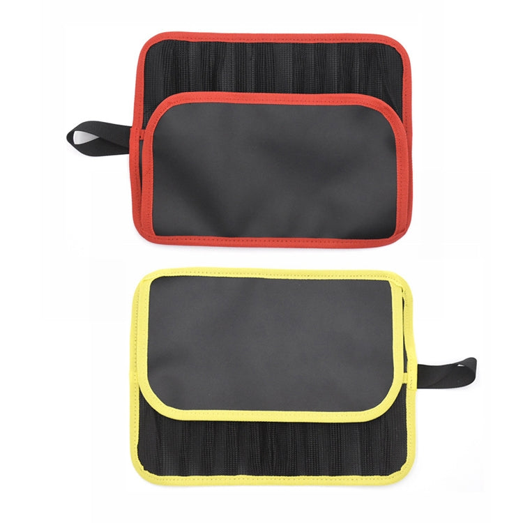Saco de Ferramentas para Isco de Estrada, Acessórios de Pesca, Saco de Armazenamento Portátil Impermeável Dobrável para Peixe Chumbo, Vermelho Preto, Amarelo Preto