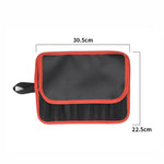 Saco de Ferramentas para Isco de Estrada, Acessórios de Pesca, Saco de Armazenamento Portátil Impermeável Dobrável para Peixe Chumbo, Vermelho Preto, Amarelo Preto