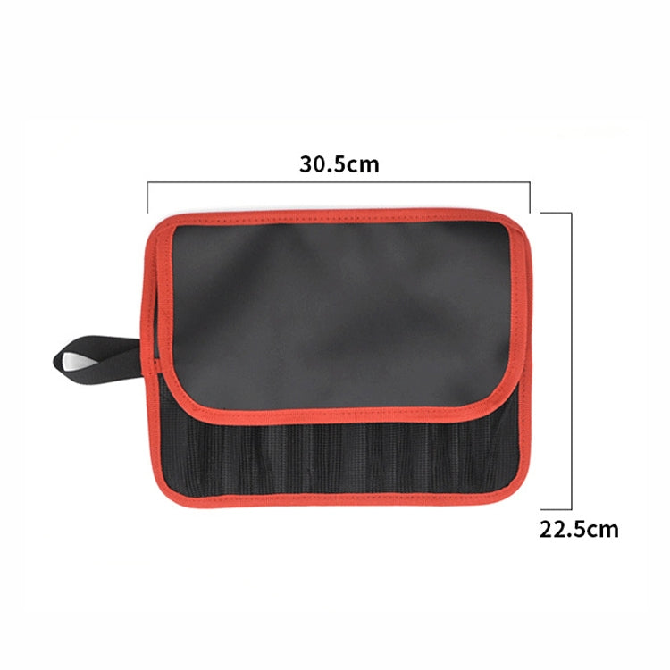 Saco de Ferramentas para Isco de Estrada, Acessórios de Pesca, Saco de Armazenamento Portátil Impermeável Dobrável para Peixe Chumbo, Vermelho Preto, Amarelo Preto
