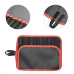 Saco de Ferramentas para Isco de Estrada, Acessórios de Pesca, Saco de Armazenamento Portátil Impermeável Dobrável para Peixe Chumbo, Vermelho Preto, Amarelo Preto