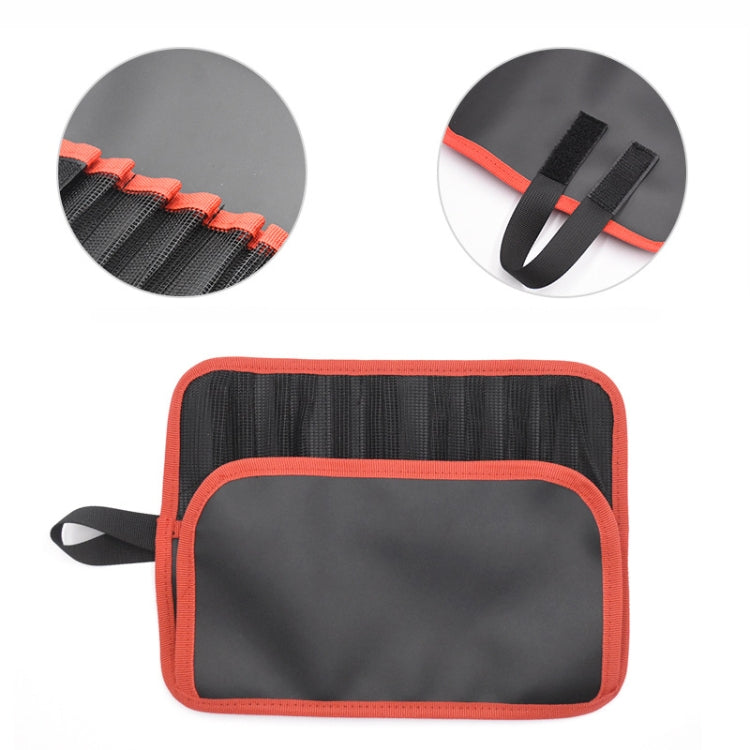 Saco de Ferramentas para Isco de Estrada, Acessórios de Pesca, Saco de Armazenamento Portátil Impermeável Dobrável para Peixe Chumbo, Vermelho Preto, Amarelo Preto