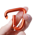 2 Peças Mosquetão Triangular para Camping, Caminhada, Chaveiro, Clipe de Fecho, Gancho para Chaleira, Acessórios Mosquetão