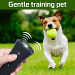 Lanterna LED Repelente Ultrassónico para Cães Treinador Portátil para Cães, Cabeça Única Preta, Cabeça Única Amarela, Duplo Preto