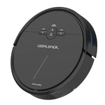Robô inteligente GEERLEPOL para casa automática de reabastecimento e varrimento, alta configuração, suporta app para telemóvel, Branco, Preto