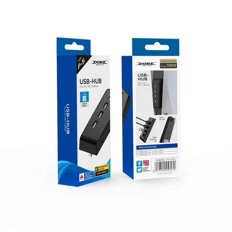 DOBE TP5-0576 HUB USB Conversor de Extensão de Alta Velocidade para PS5, TP5-0576
