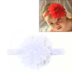 Faixa Elástica para Cabelo de Bebé Menina Faixa de Cabelo Infantil com Flor