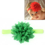 Faixa Elástica para Cabelo de Bebé Menina Faixa de Cabelo Infantil com Flor