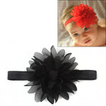 Faixa Elástica para Cabelo de Bebé Menina Faixa de Cabelo Infantil com Flor