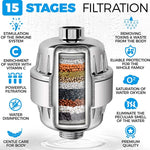 15 Layers Shower Water Purifier Shower Filter, 15 Layers Shower Filter