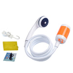LLT-ES01 Electric Pet Shower Outdoor Camping Bath Device, Style:, Standard (Orange White), Standard (Sky Blue), Standard (Pink), High Match (Orange White), High Match (Sky Blue), High Match (Pink)