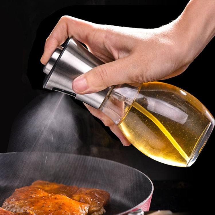 Garrafa de Vidro em Aço Inoxidável Frasco de Óleo para Cozinhar e Churrasco Pulverizador de Óleo Bule de Injeção de Óleo Garrafa de Spray de Óleo, Garrafa de Spray de Óleo