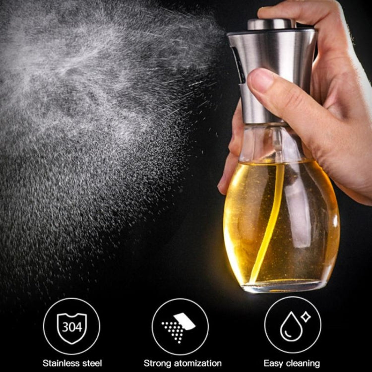 Garrafa de Vidro em Aço Inoxidável Frasco de Óleo para Cozinhar e Churrasco Pulverizador de Óleo Bule de Injeção de Óleo Garrafa de Spray de Óleo, Garrafa de Spray de Óleo