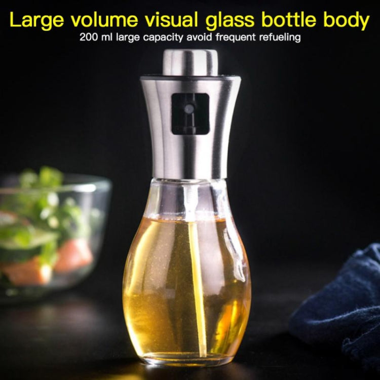 Garrafa de Vidro em Aço Inoxidável Frasco de Óleo para Cozinhar e Churrasco Pulverizador de Óleo Bule de Injeção de Óleo Garrafa de Spray de Óleo, Garrafa de Spray de Óleo