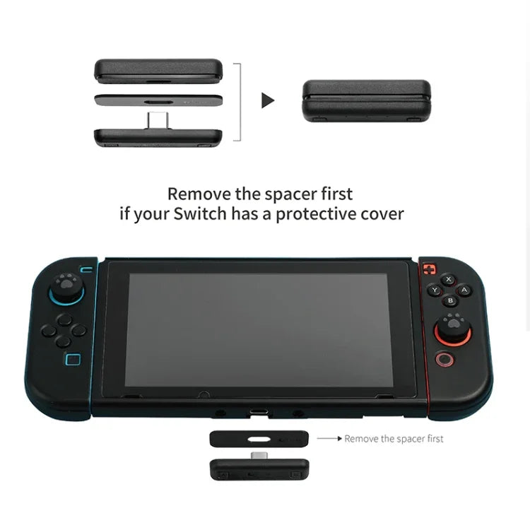 Adaptador de Áudio Bluetooth Sem Fios Gulikit para Nintendo Switch, Modelo:, NS07 Vermelho, NS07 Azul, NS07 Preto, NS07 PRO Preto, NS07 PRO Azul Gelo