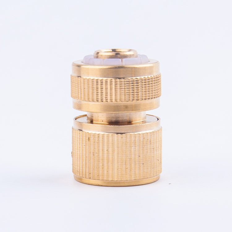 Conector Rápido de Água para Lavagem de Carros e Jardim em Cobre Puro, 4 peças em Cobre