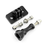 Adaptador de Montagem Fixo para Capacete com Cabeça de Tripé em Liga de Alumínio para GoPro HERO9 Black / HERO8 Black /7 /6 /5 /5 Session /4 Session /4 /3+ /3 /2 /1, DJI Osmo Action, Xiaoyi e Outras Câmaras de Ação, Azul, Preto, Vermelho