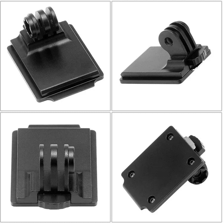 Adaptador Base para Capacete Montagem Fixa Suporte de Caça CS NVG para GoPro HERO9 Black / HERO8 Black /7 /6 /5 /5 Session /4 Session /4 /3+ /3 /2 /1, DJI Osmo Action, Xiaoyi e Outras Câmaras de Ação, Versão Atualizada, Versão Clássica
