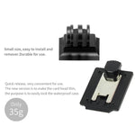 Adaptador Base para Capacete Montagem Fixa Suporte de Caça CS NVG para GoPro HERO9 Black / HERO8 Black /7 /6 /5 /5 Session /4 Session /4 /3+ /3 /2 /1, DJI Osmo Action, Xiaoyi e Outras Câmaras de Ação, Versão Atualizada, Versão Clássica