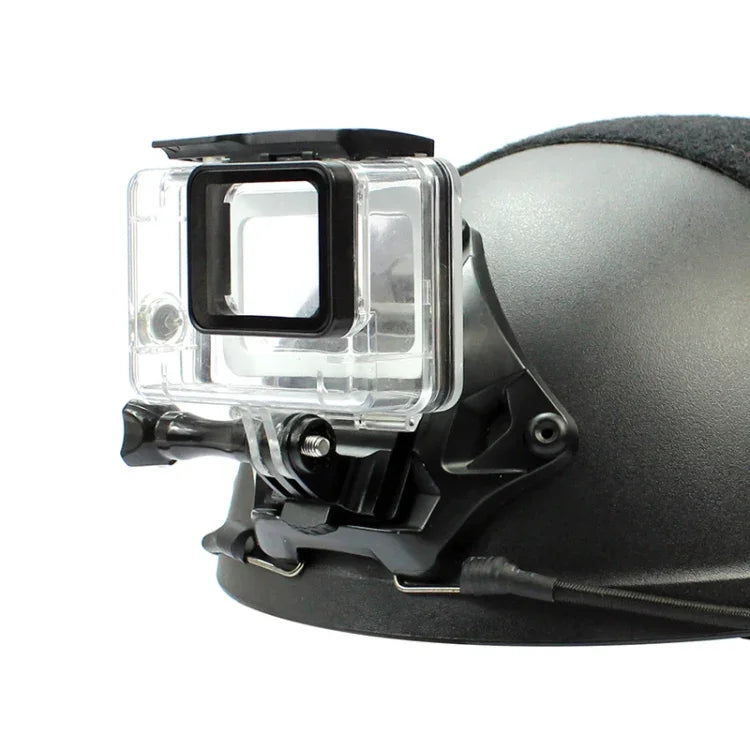 Adaptador Base para Capacete Montagem Fixa Suporte de Caça CS NVG para GoPro HERO9 Black / HERO8 Black /7 /6 /5 /5 Session /4 Session /4 /3+ /3 /2 /1, DJI Osmo Action, Xiaoyi e Outras Câmaras de Ação, Versão Atualizada, Versão Clássica