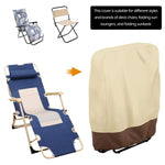 82x93cm Outdoor Deck Chair Cover Waterproof Garden Terrace Patio Chair Cover, Fabric:, 190T Polyester, 420D Oxford, 600D Oxford
