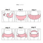 Cinto de suporte abdominal pré-natal respirável em três peças para grávidas antes do parto, S, M, L, XL, XXL