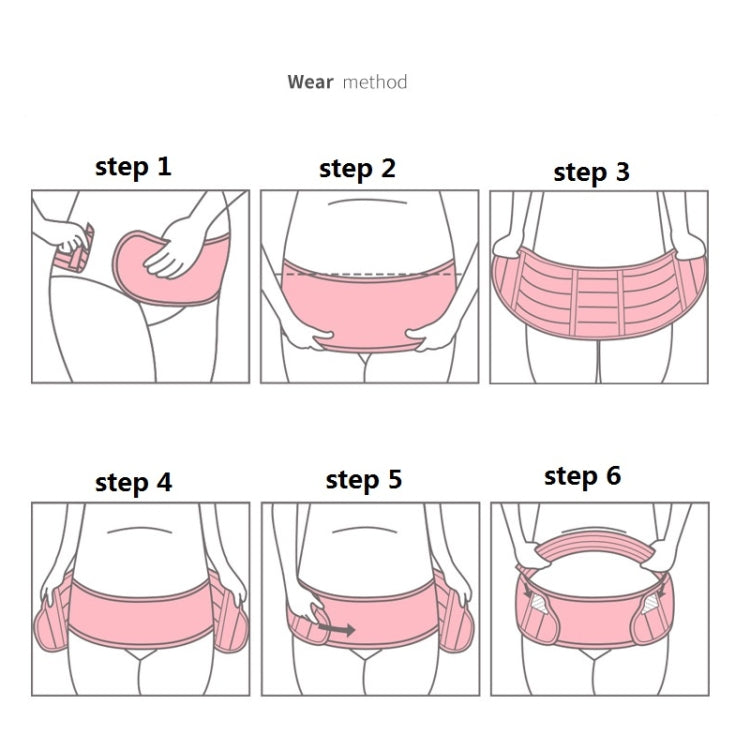 Cinto de suporte abdominal pré-natal respirável em três peças para grávidas antes do parto, S, M, L, XL, XXL