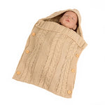 Saco de dormir de malha de lã para bebé outono/inverno com botões, manta para fotografia, saco de dormir para carrinho, Zzsd0002 Vermelho Grande, Zzsd0002 Cinzento Escuro, Zzsd0002 Preto, Zzsd0002 Bege, Zzsd0002 Safira, Zzsd0002 Creme Branco