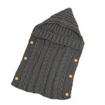 Saco de dormir de malha de lã para bebé outono/inverno com botões, manta para fotografia, saco de dormir para carrinho, Zzsd0002 Vermelho Grande, Zzsd0002 Cinzento Escuro, Zzsd0002 Preto, Zzsd0002 Bege, Zzsd0002 Safira, Zzsd0002 Creme Branco
