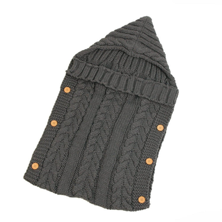 Saco de dormir de malha de lã para bebé outono/inverno com botões, manta para fotografia, saco de dormir para carrinho, Zzsd0002 Vermelho Grande, Zzsd0002 Cinzento Escuro, Zzsd0002 Preto, Zzsd0002 Bege, Zzsd0002 Safira, Zzsd0002 Creme Branco