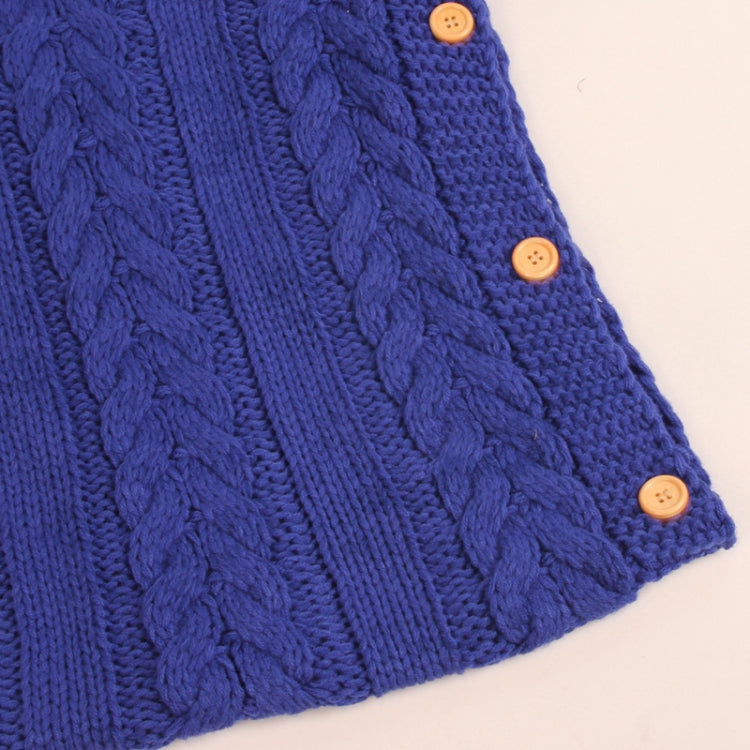 Saco de dormir de malha de lã para bebé outono/inverno com botões, manta para fotografia, saco de dormir para carrinho, Zzsd0002 Vermelho Grande, Zzsd0002 Cinzento Escuro, Zzsd0002 Preto, Zzsd0002 Bege, Zzsd0002 Safira, Zzsd0002 Creme Branco