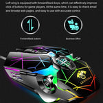 LEAVEN Rato Mecânico RGB para Jogos e Escritório com 7 Teclas, 4000 DPI, USB Com Fios, Comprimento do Cabo: 1,5m, S30 Preto, S30 Branco, S30 Rosa, S10 Preto