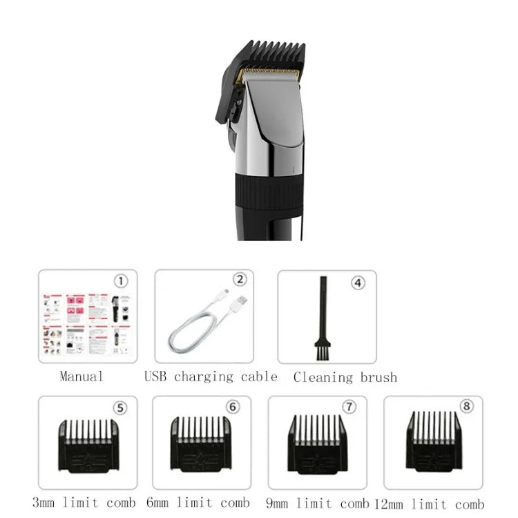 Aparador de Cabelo Recarregável para Adultos e Crianças