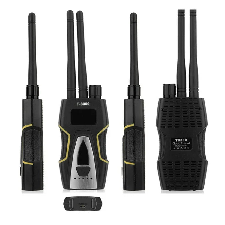 Detector de Sinal Sem Fios T8000 Instrumento de Defesa GPS Localizador de Câmara Anti-Fotografia Secreta Anti-Rastreamento
