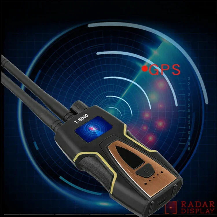 Detector de Sinal Sem Fios T8000 Instrumento de Defesa GPS Localizador de Câmara Anti-Fotografia Secreta Anti-Rastreamento