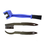 Conjunto de 1 Escova de Limpeza BG-7168 para Bicicleta e Motociclo com Escova de Corrente Três Lados, Cor: Azul + Escova Pequena, 5 PCS Vermelho, 5 PCS Azul, 5 PCS Preto, Vermelho + Escova Pequena, Azul + Escova Pequena