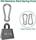 24 in 1 304 Stainless Steel Fixed Shade Sail Accessories Diamond Buckle Flower Basket Spring Buckle, Spec:, 24 PCS / M6 Set