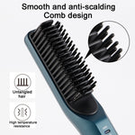 Alisador e modelador de cabelo 2 em 1, mini multifunções, cores: branco, vermelho, rosa, preto, azul, roxo