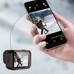 Câmara Desportiva Outdoor 4K SC002-12 WiFi Mergulho à Prova de Água Mini Câmara, Preto