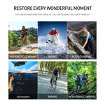 SC002-12 4K Outdoor Sports Camera WiFi Diving Waterproof Mini Camera, Black