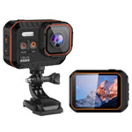 Câmara Desportiva Outdoor 4K SC002-12 WiFi Mergulho à Prova de Água Mini Câmara, Preto