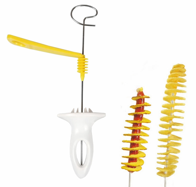 Cortador Espiral de Batata Tornado, Ferramenta para Fazer Batatas Fritas, Cortador Espiral de Batata