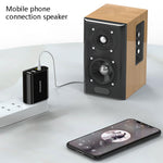 RAYEE K8 Receptor e Transmissor de Áudio Bluetooth 5.0 2 em 1 Adaptador Suporta Carga Rápida 2.1A U Disk, Plugue US, K8