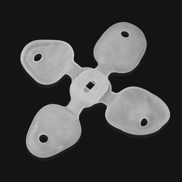 Corretor de Hallux Valgus para Pés Grandes em Material SEBS, Cinto de Correção Macio e Confortável, 1 Par SEBS Branco