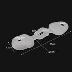Corretor de Hallux Valgus para Pés Grandes em Material SEBS, Cinto de Correção Macio e Confortável, 1 Par SEBS Branco