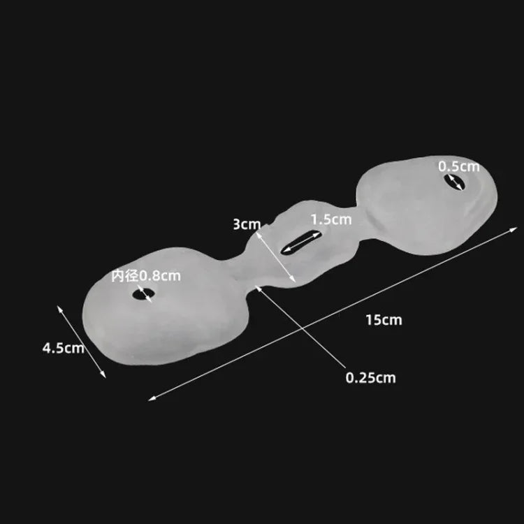 Corretor de Hallux Valgus para Pés Grandes em Material SEBS, Cinto de Correção Macio e Confortável, 1 Par SEBS Branco