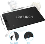 VEIKK VK1060 Mesa Pintada à Mão Quadro de Pintura Eletrónico Ligável a Telemóvel, VK1060