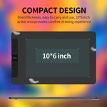 VEIKK VK1060 Mesa Pintada à Mão Quadro de Pintura Eletrónico Ligável a Telemóvel, VK1060